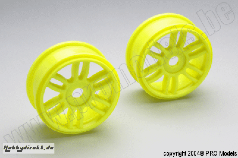 Protech RC - Rims 6 Star 1/8 Yellow T54.294