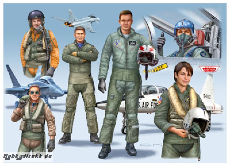 NATO Pilots (D/GB/USA) modern Revell 02402