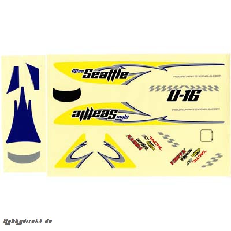 AquaCraft Dekorbogen Miss Seattle Hydroplane AQUB6333