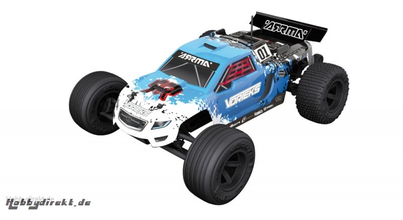 Vorteks 2WD Mega Brushed Race Truck 1/10 RTR, blau AR102601