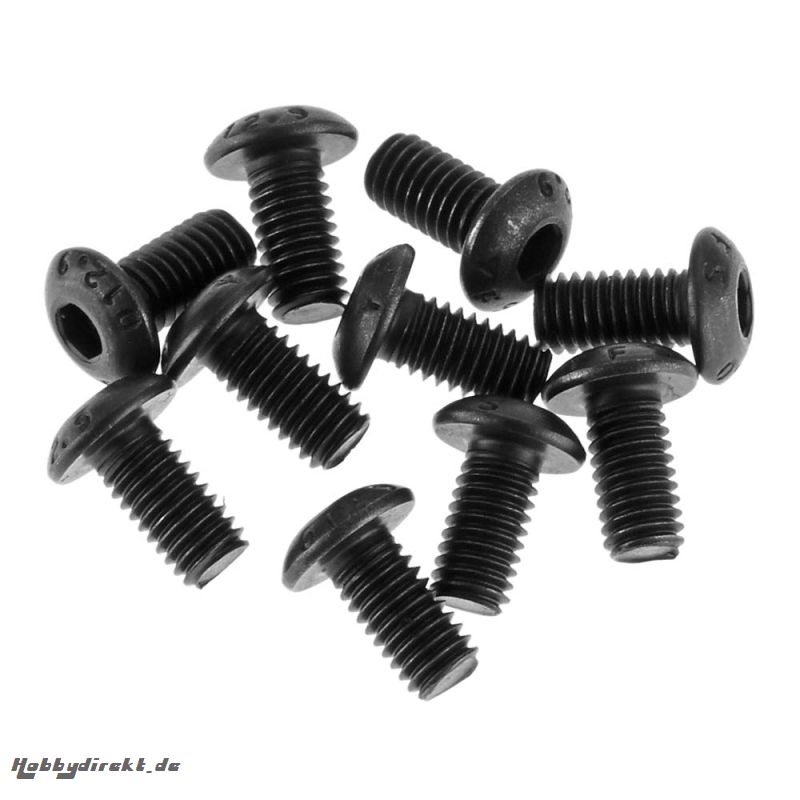 Button Head Screw M3x6mm (10) AR721306