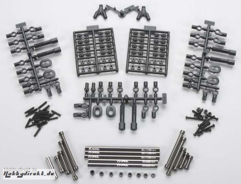 SCX10 TR Alu Link Upgrade Set (WB 313mm) AX30550