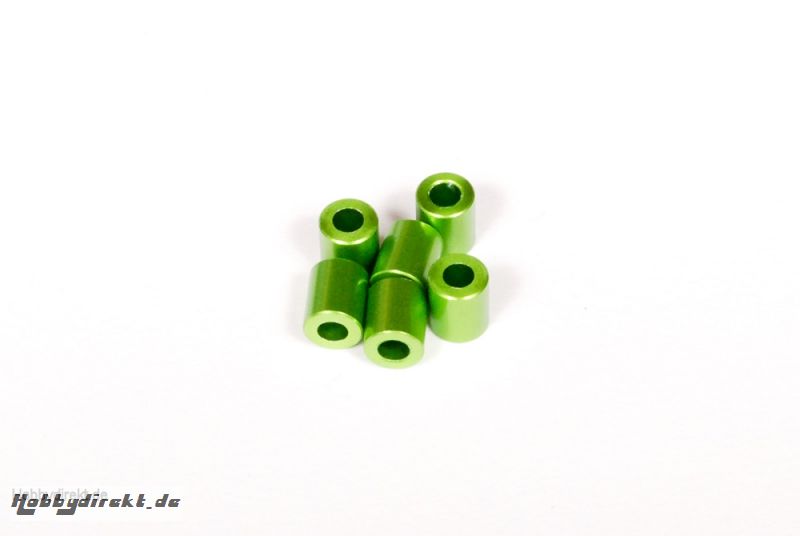 SPACER 7X6MM GREEN (6) AXA1308