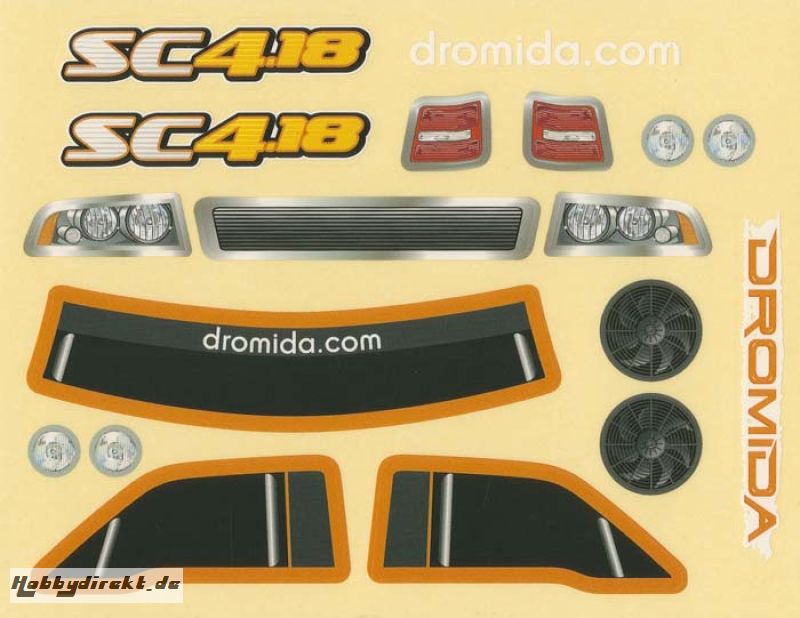 Dromida Decal Set SC4.18 DIDC1058