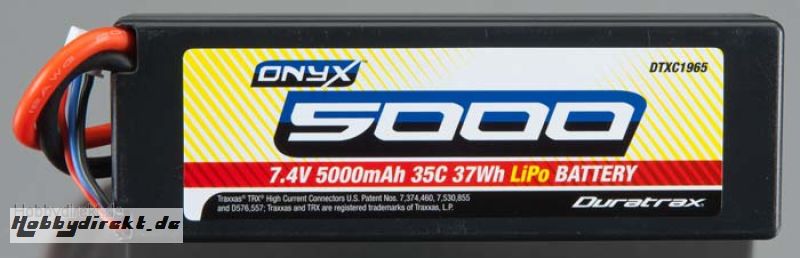 ONYX LiPo 2S 7.4V 5000mAh 35C HC TRX-Stecker DTXC1965