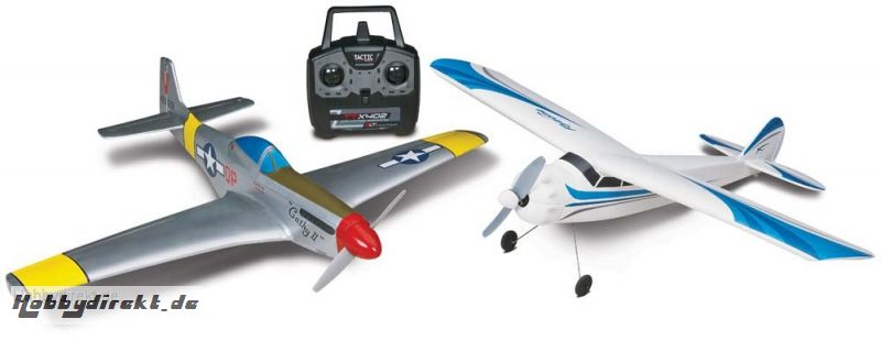 AirCore Mini P-51 + Priciple Trainer RTF Startset FLZA3900