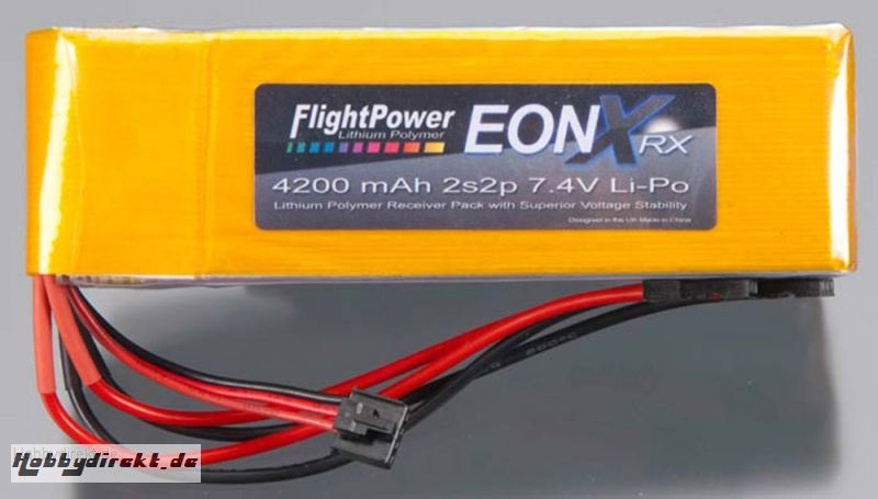 EON-X Rx 4200 2S2P 7.4V LiPo Revell RC Pro Hobbico FPWM2210