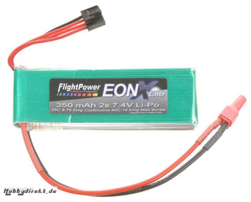 EON-X Lite LiPo 2S 7.4V 350mA Revell RC Pro Hobbico FPWP4014