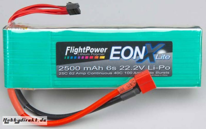 EON-X Lite LiPo 6S 22.2V 2500 Revell RC Pro Hobbico FPWP4240