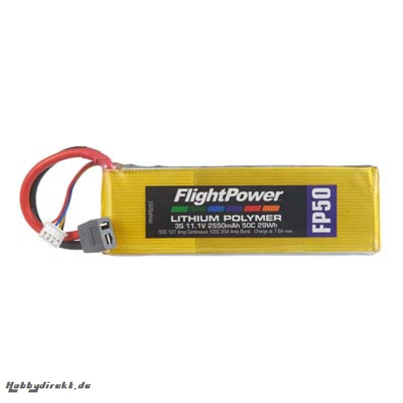 LIPO FP50 11,1 V, 2550mAh FPWP5253