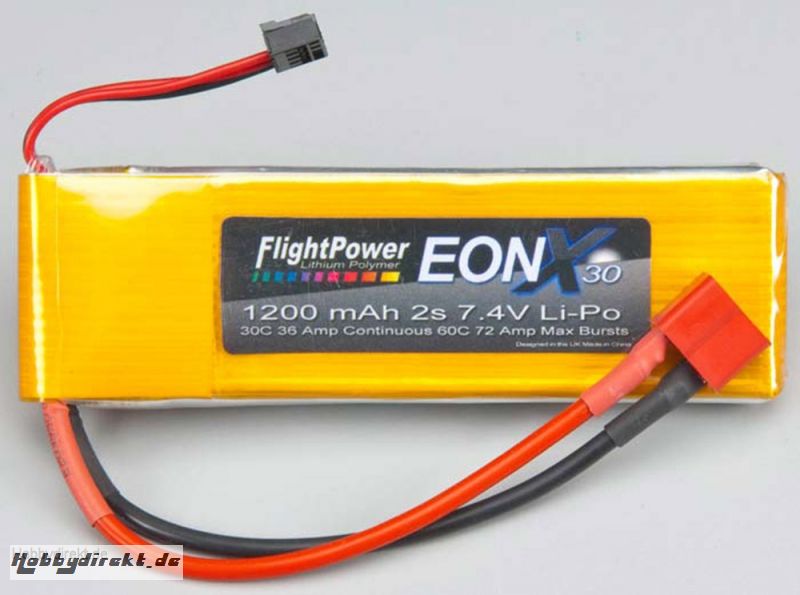 EON-X 30 LiPo 2S 7.4V 1200mAh Revell RC Pro Hobbico FPWP6104