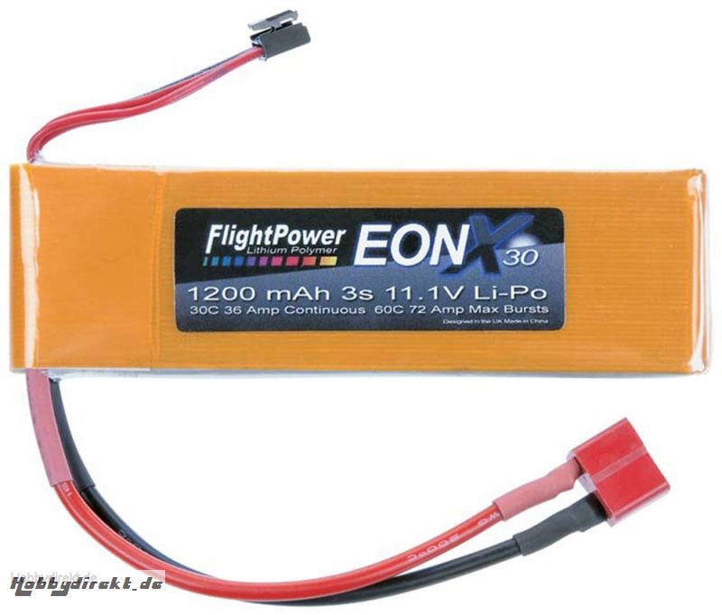 EON-X 30 LiPo 3S 11.1V 1200mA Revell RC Pro Hobbico FPWP6105