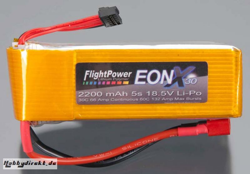 EON-X 30 LiPo 5S 18.5V 2200mA Revell RC Pro Hobbico FPWP6200