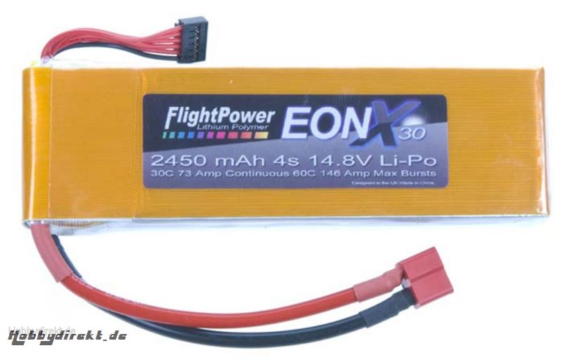 EON-X 30 LiPo 4S 14.8V 2450mA Revell RC Pro Hobbico FPWP6239