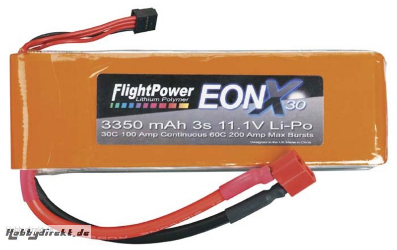 EON-X 30 LiPo 3S 11.1V 3350mA Revell RC Pro Hobbico FPWP6355