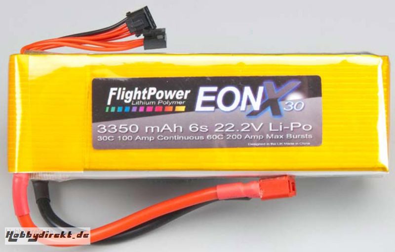 EON-X 30 LiPo 6S 22.2V 3350mA Revell RC Pro Hobbico FPWP6358