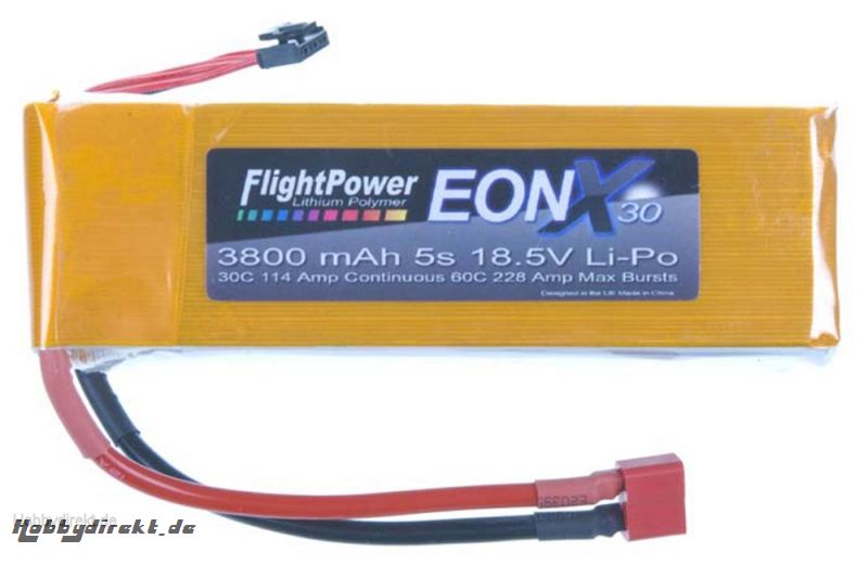 EON-X 30 LiPo 5S 18.5V 3800mA Revell RC Pro Hobbico FPWP6440