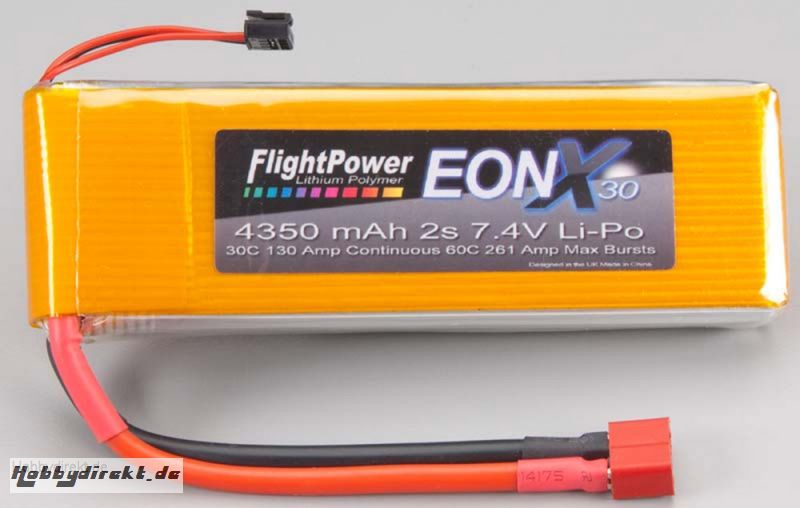 EON-X 30 LiPo 2S 7.4V 4350mAh Revell RC Pro Hobbico FPWP6574