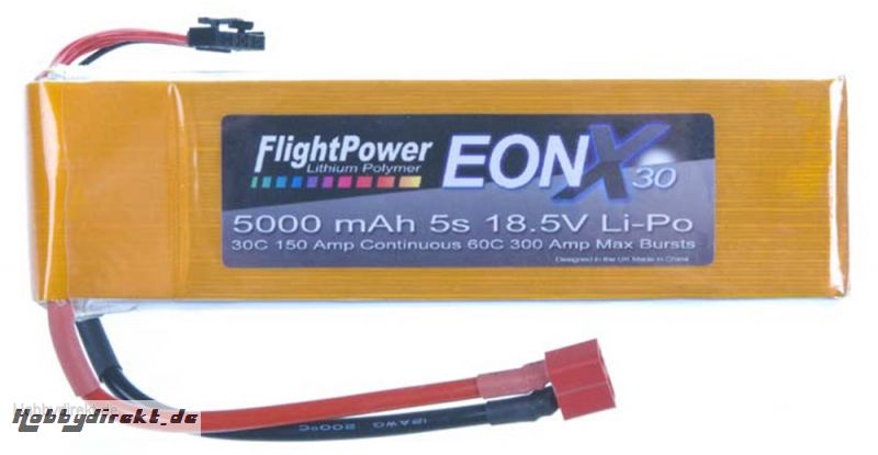 EON-X 30 LiPo 5S 18.5V 5000mA Revell RC Pro Hobbico FPWP6700