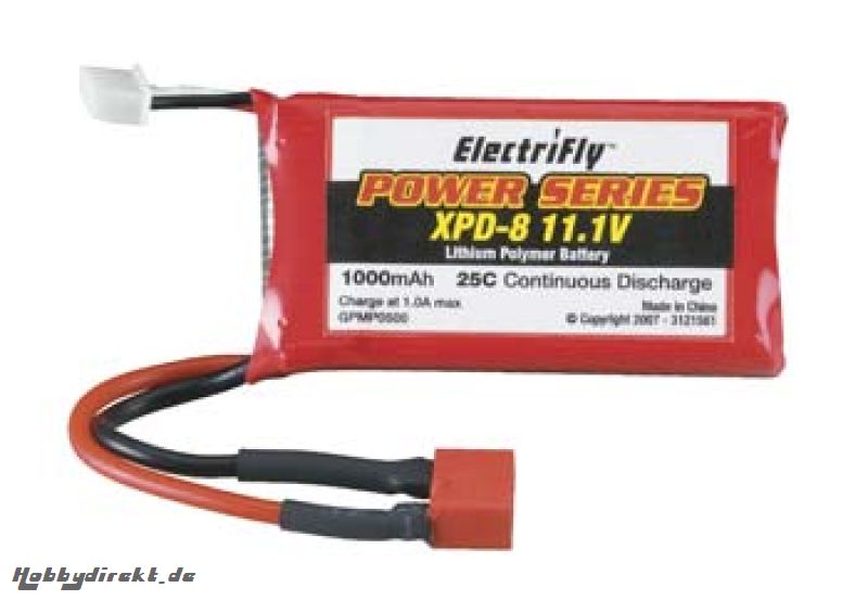 1000 LiPo 11.1V 25C Revell RC Pro Hobbico GPMP0500