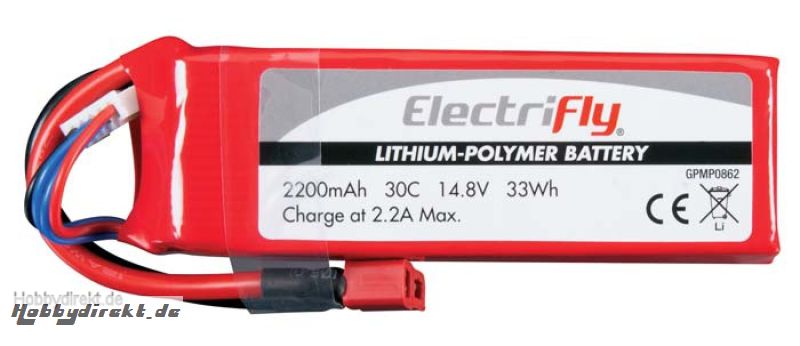 LiPo 4S 14,8 V 2200 mAh 30C GPMP0862