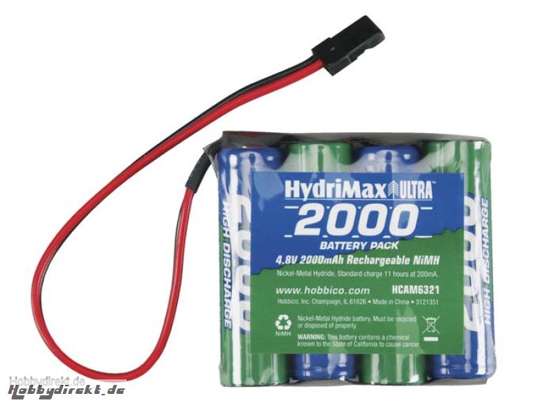 Akkupack RX/TX NiMH 4,8V 2000mAh HCAM6321