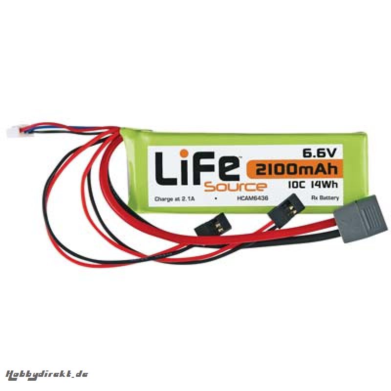 LiFe 6.6V 2100mAh 10C EXPORT Hobbico HCAM6436