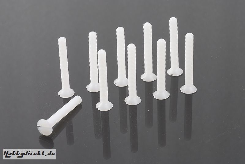 Senkschraube, M3X10, Nylon (5pcs) HCAQ6581