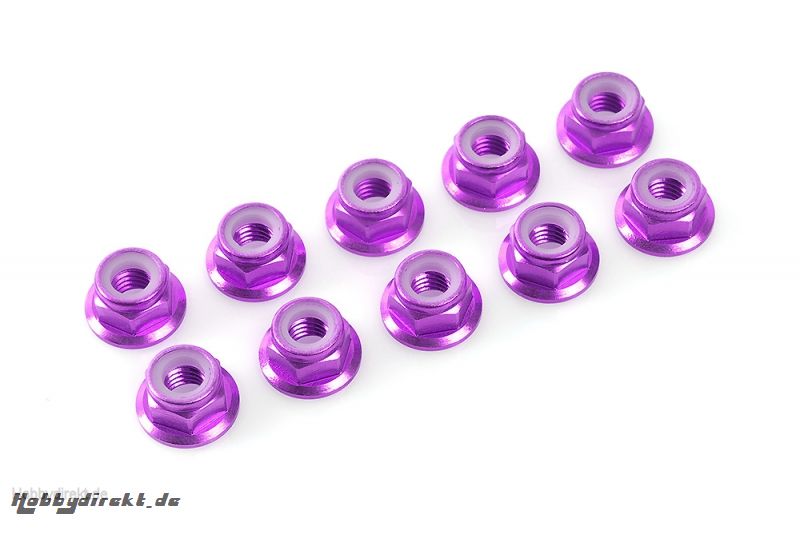 Sechska. M5 mit Bund Purple, Aluminium 10pcs HCAQ6692