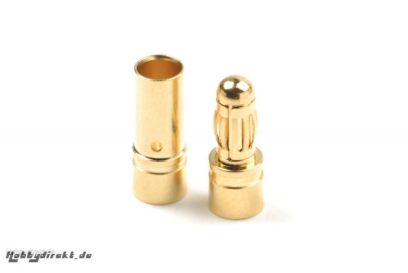 3.5mm Goldstecker, Stecker + Buchse (4paar) HCAQ7002