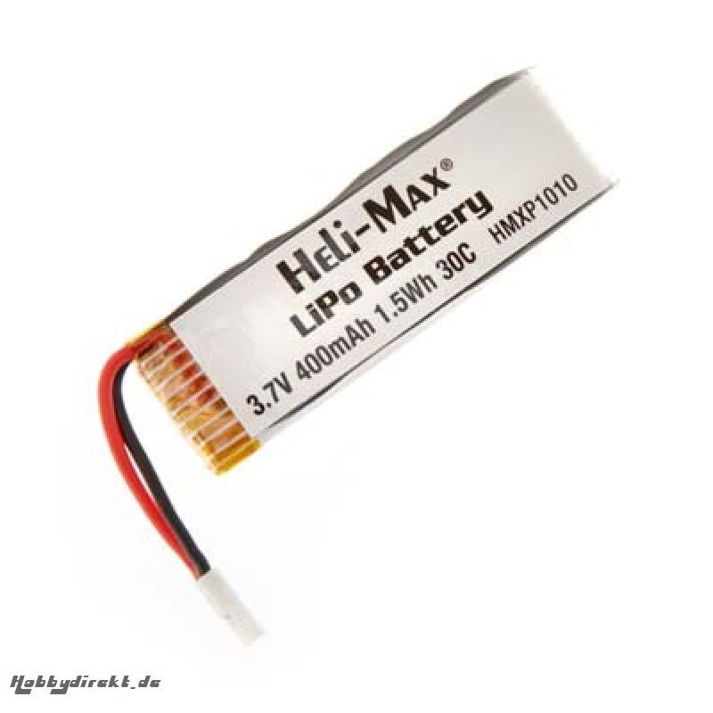 LiPo 1S 3.7V 400mAh 100 SS/SSL HMXP1010