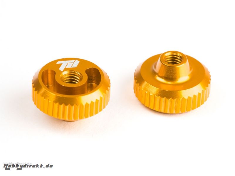 ALUMINIUM THUMB NUT (2pcs)(GOLD) TD320207