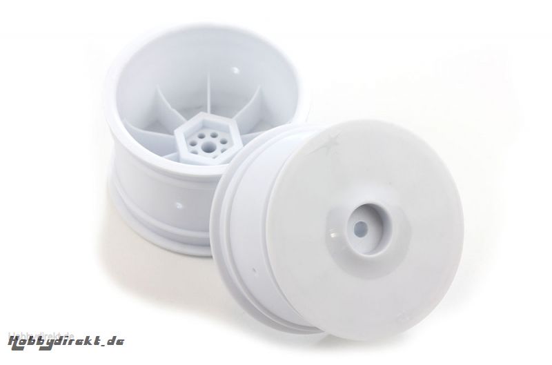 WHEEL RIM REAR: 14mm HEX WHITE ( TD510015