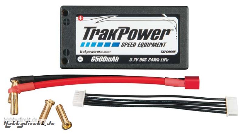 TKP LiPo 1S 3.7V 6500mAh 90C HC 4mm TKPC0605