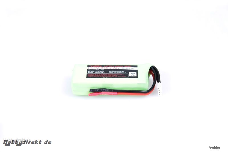 Lipo Akku 3S 11,1V 950 mAh Robbe 25360006 1-25360006