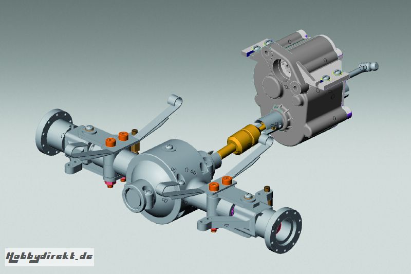 FS Allrad/Zweiganggetriebe HT Robbe 33032000 1-33032000