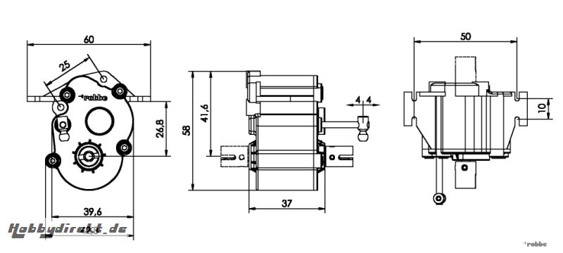 2-GANG-SCHALTGETRIEBE LKW Robbe 1-3340 3340