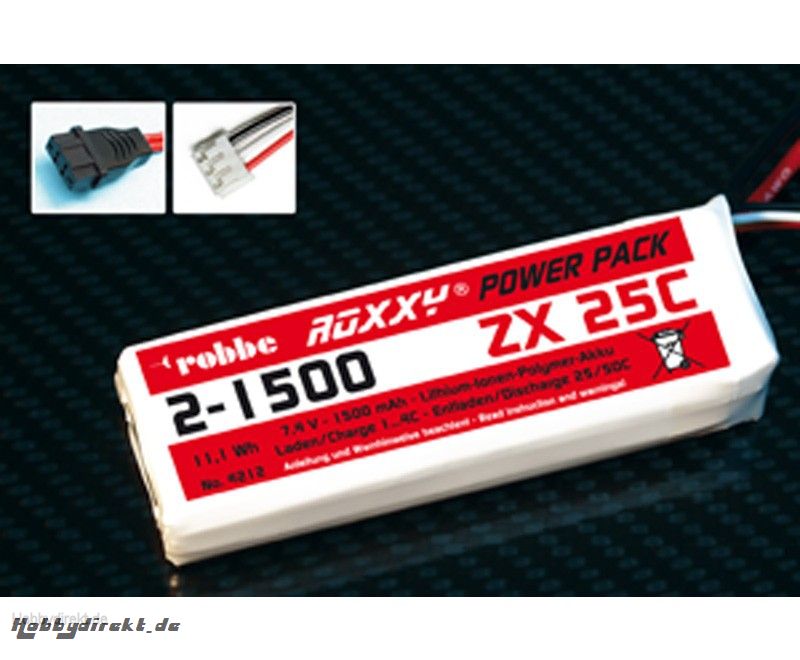 ROXXY Power Pack 2S1500mAh (8 Robbe 4212 1-4212