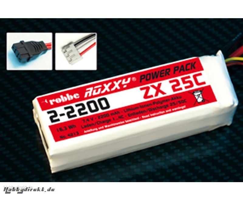 ROXXY Power Pack 2S2200mAh (8 Robbe 4213 1-4213