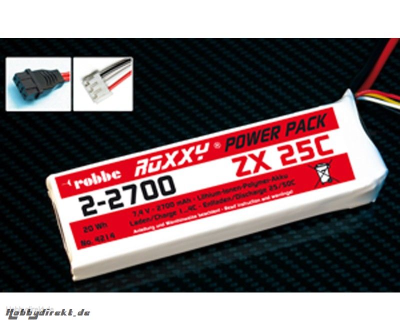 ROXXY Power Pack 2S2700mAh (8 Robbe 4214 1-4214