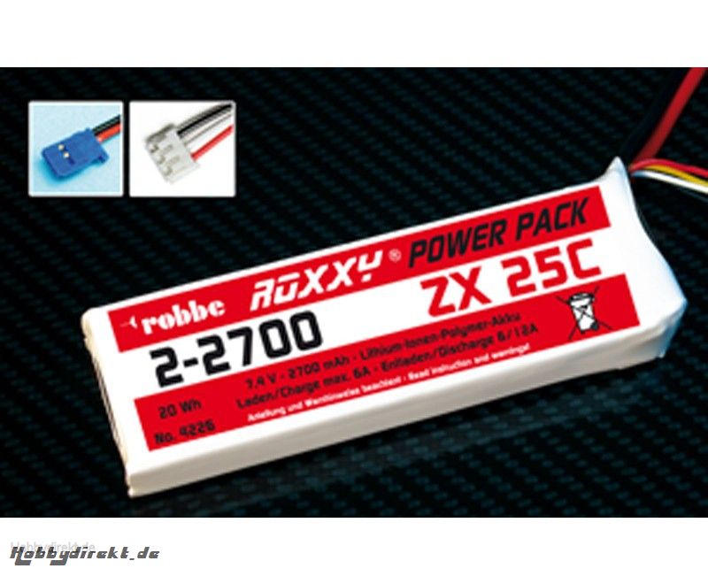 ROXXY Power Pack 2S2700mAh (6 Robbe 4226 1-4226