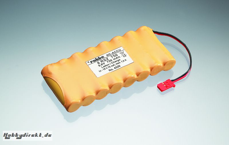 SENDERAKKU 8 RSZ 750 MAH (2P) Robbe 1-4526 4526