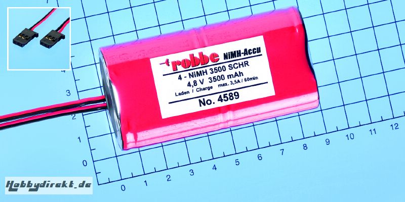 Power Pack 4NiMH 3500 mAh-Duo Robbe 4589 1-4589