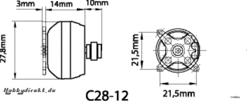 Antriebsset Edge 540 / SU 29 Robbe 4668 1-4668