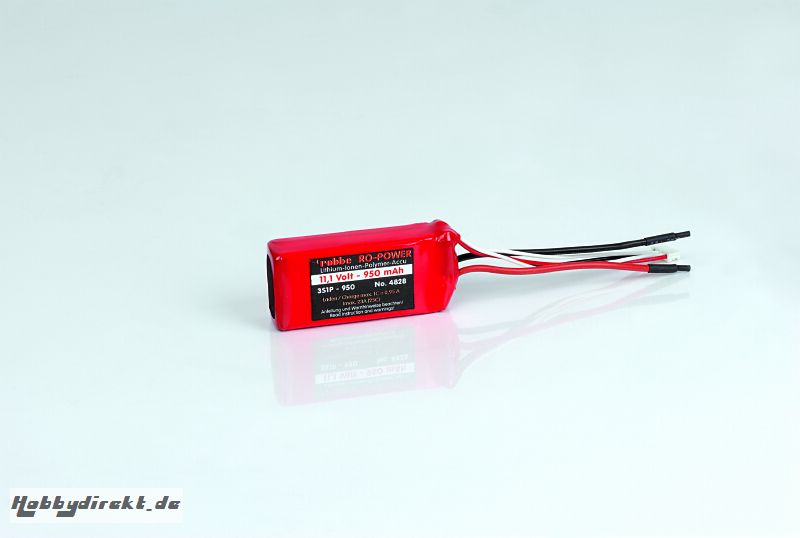 LIPO-AKKU 3S1P 11,1V 950MAH Robbe 1-4828