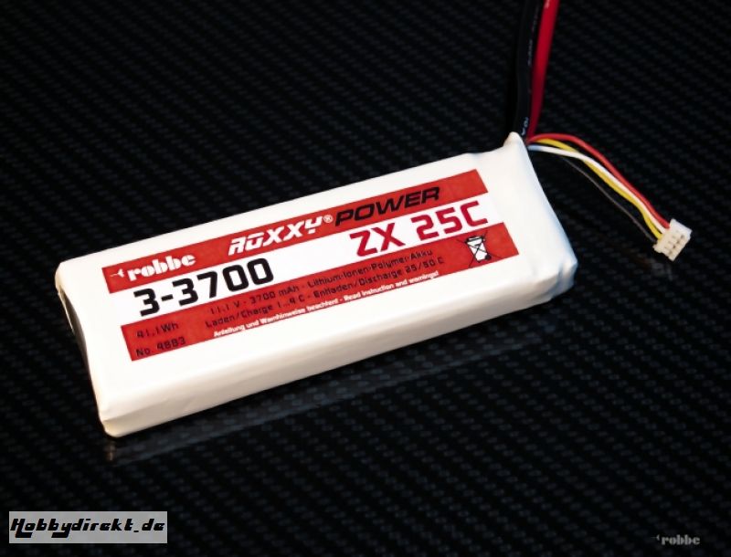 Roxxy-Power ZX 2S 3700mAh 25C Robbe 4882 1-4882