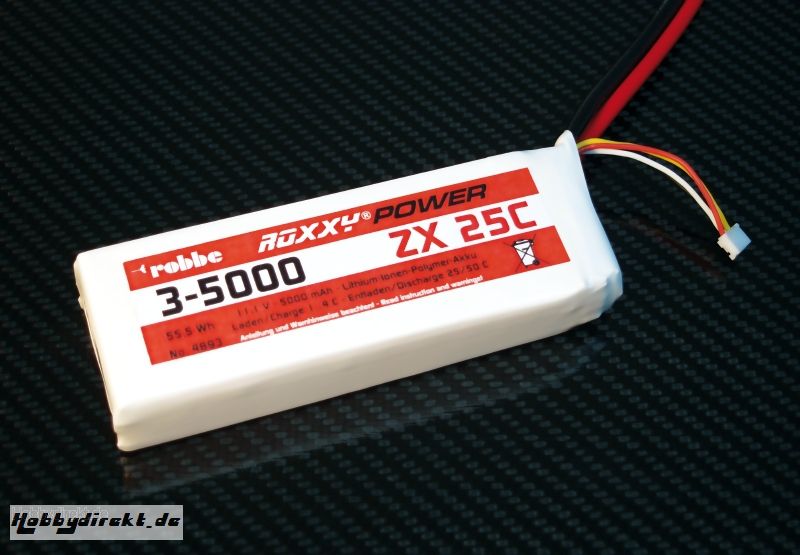 Roxxy-Power ZX 3S 5000mAh 25C Robbe 4893 1-4893