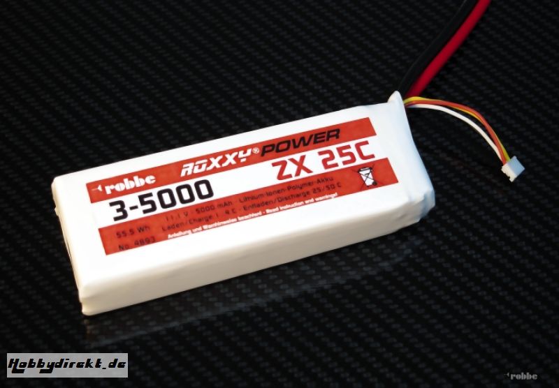 Roxxy-Power ZX 4S 5000mAh 25C Robbe 4894 1-4894