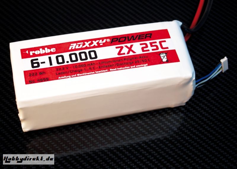 Roxxy-Power ZX 6S 10000mAh 25 Robbe 4899 1-4899