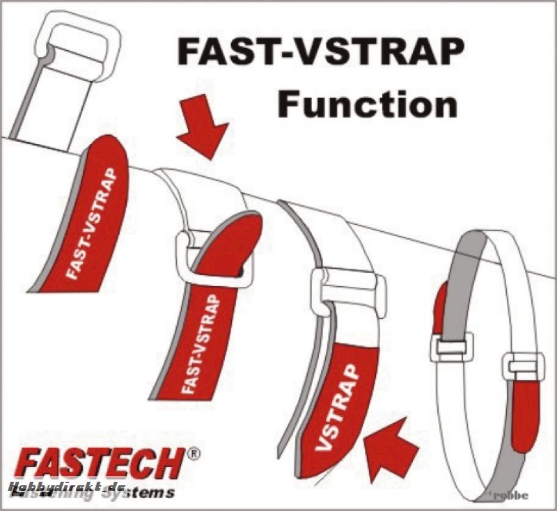 FAST-VSTRAP 300 mm 2 Stück Robbe 50590039 1-50590039